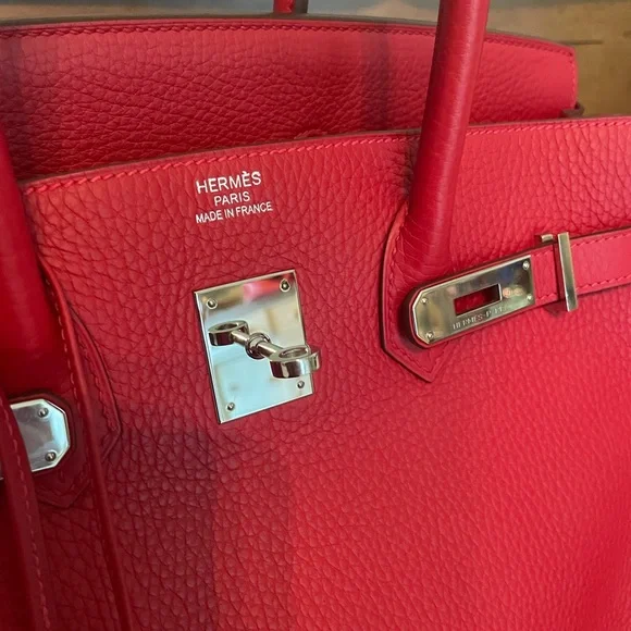 SOLD Birkin 35 Rouge Casaque - Picture 9 of 15